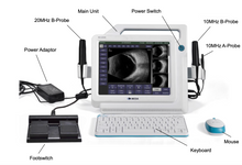 画像をギャラリービューアに読み込む, MD-2300S Ultrasonic A/B Scanner for Ophthalmology